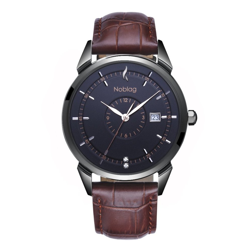 The N-Classic De Noblag Men's Watch Brown